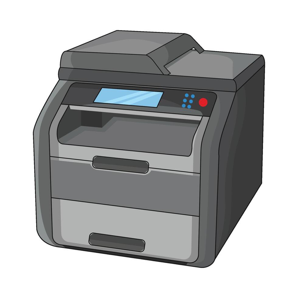 illustration of printer vector