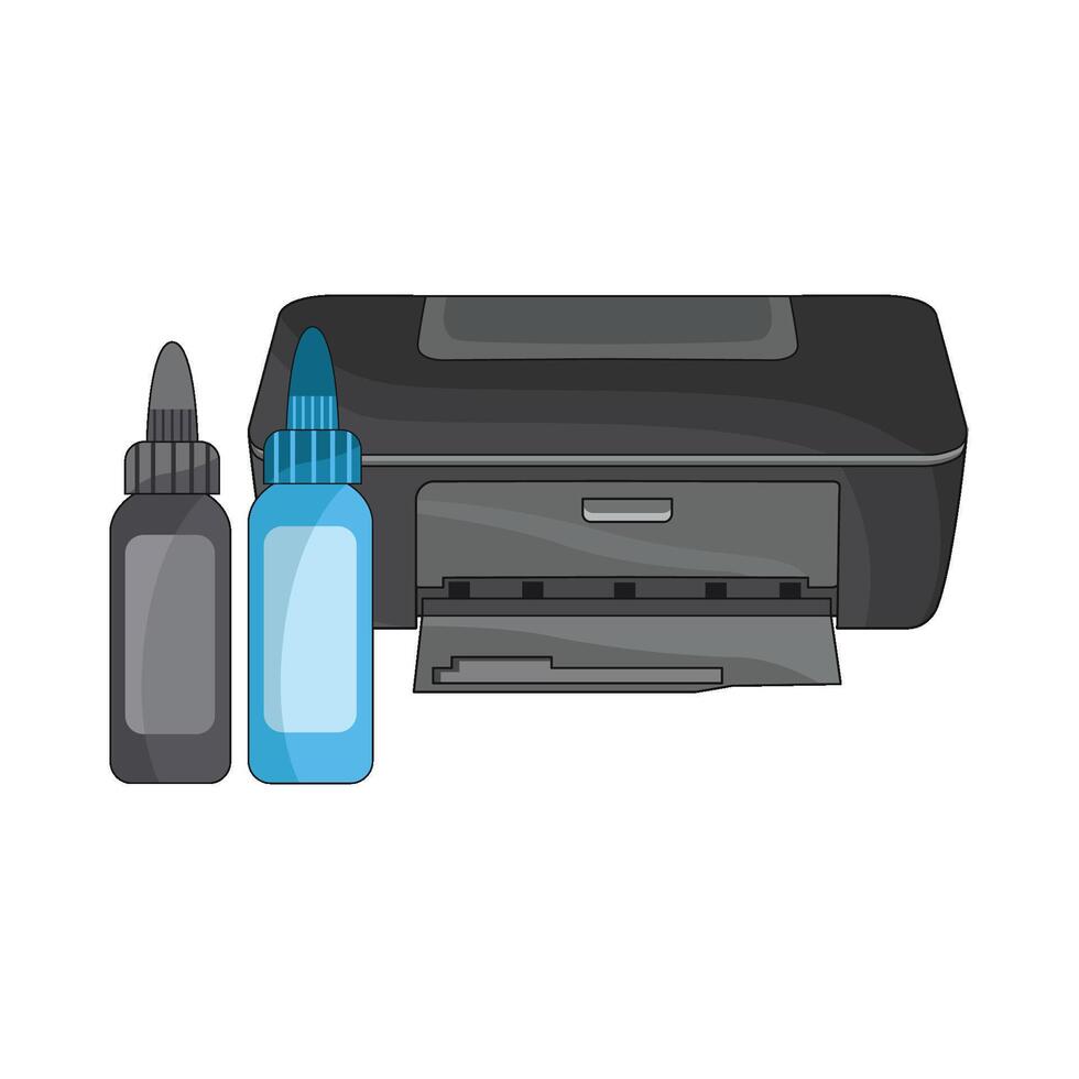 illustration of printer vector