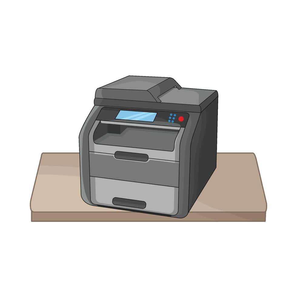 illustration of printer vector
