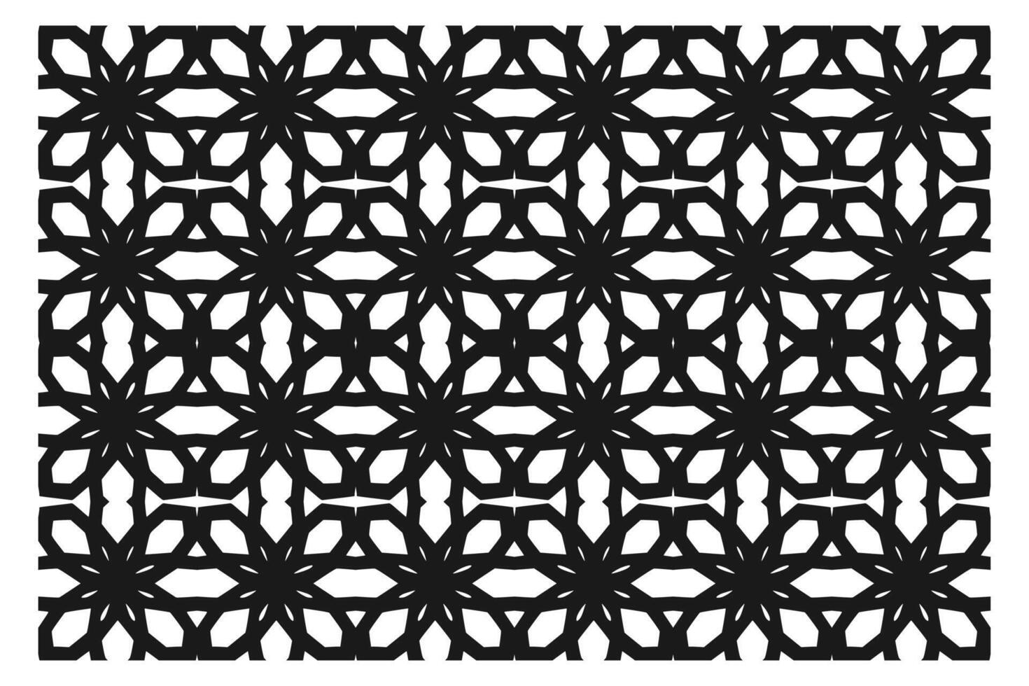 Islamic Geometric Pattern. Abstract mandala. Ethnic decorative element vector
