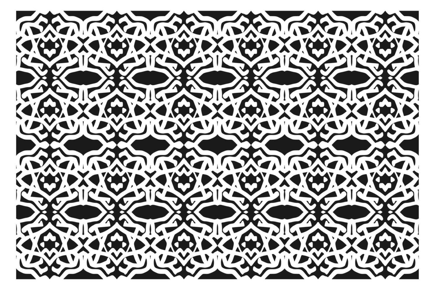 Islamic Geometric Pattern. Abstract mandala. Ethnic decorative element vector
