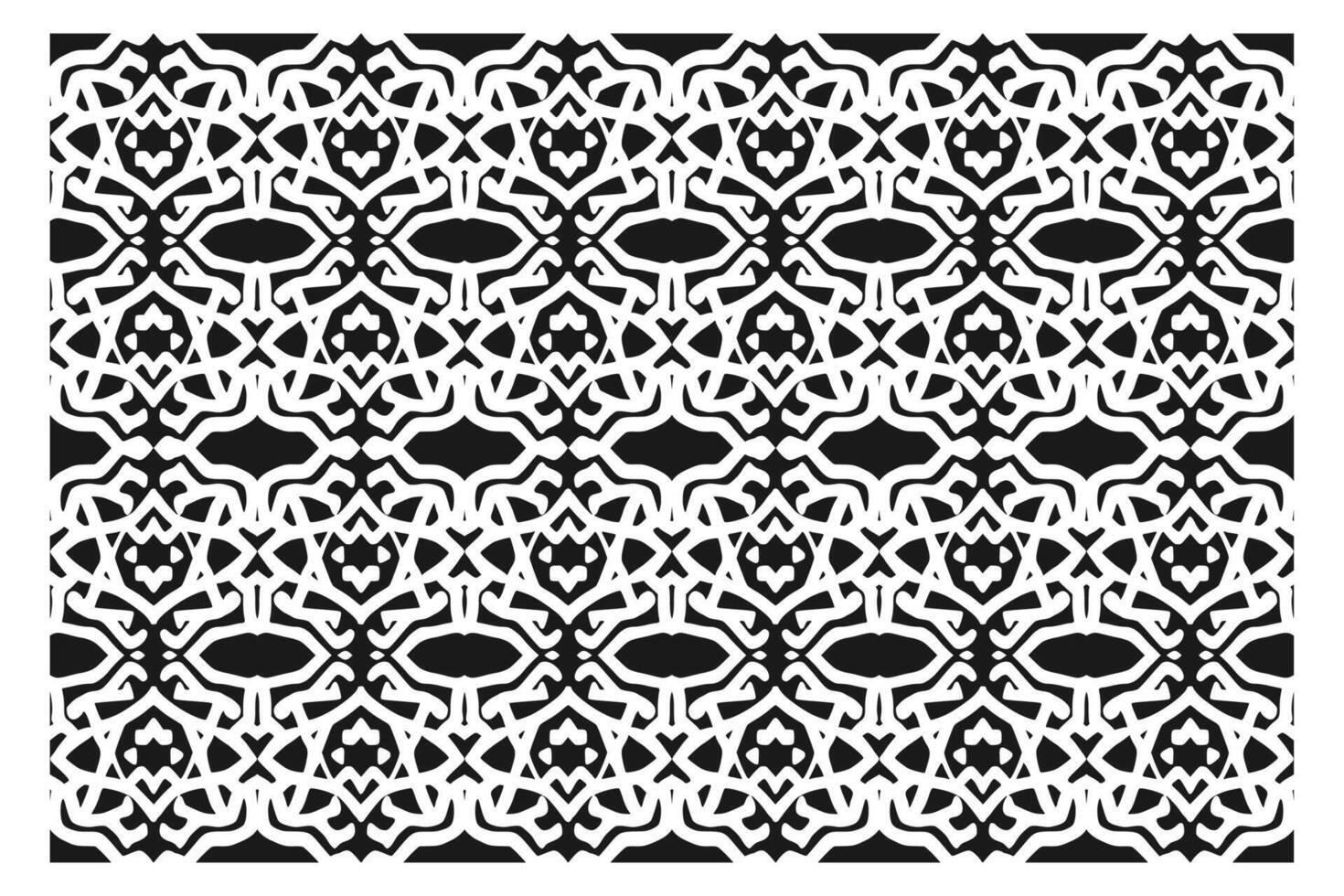 Islamic Geometric Pattern. Abstract mandala. Ethnic decorative element vector