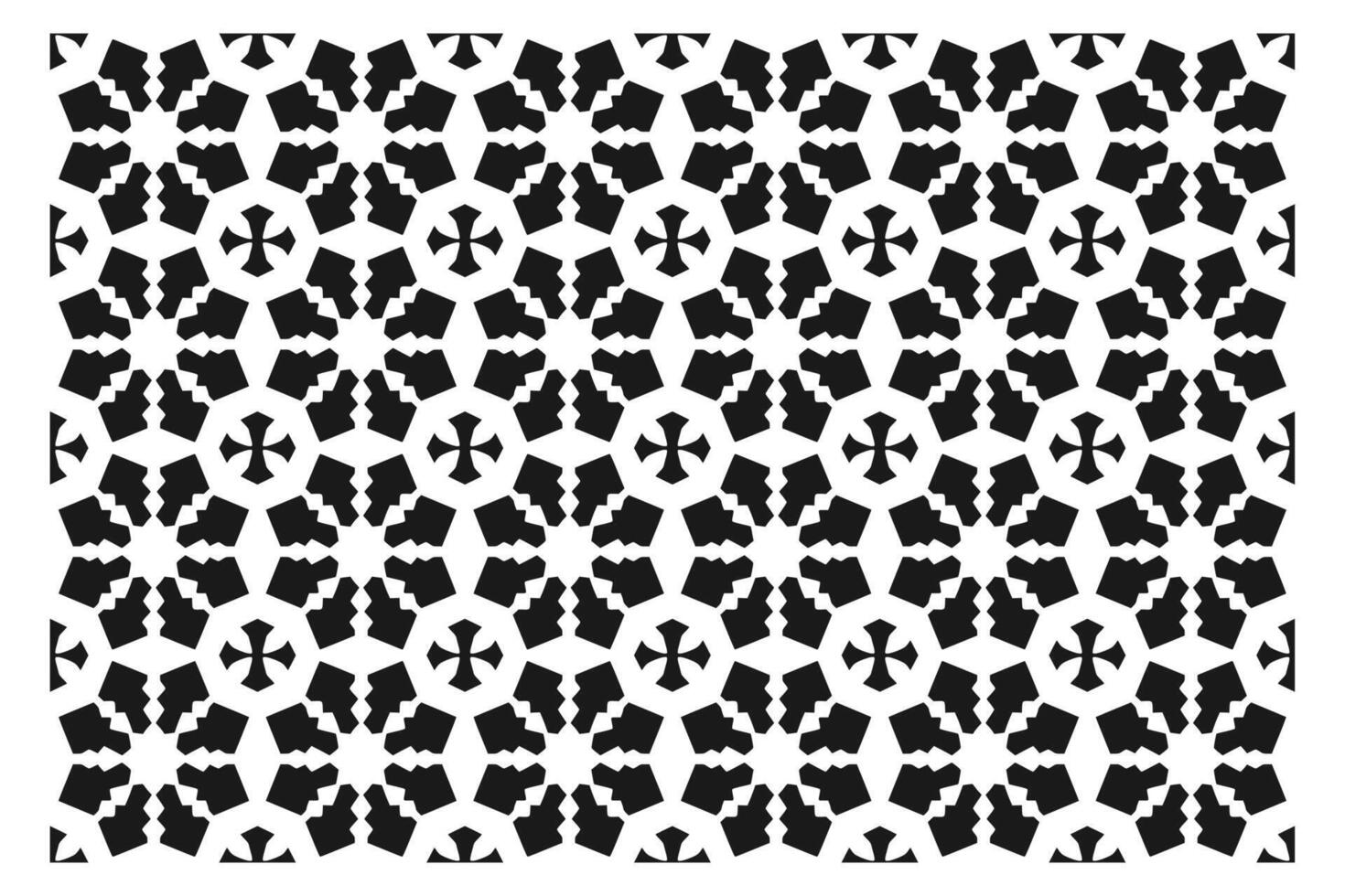 Islamic Geometric Pattern. Abstract mandala. Ethnic decorative element vector