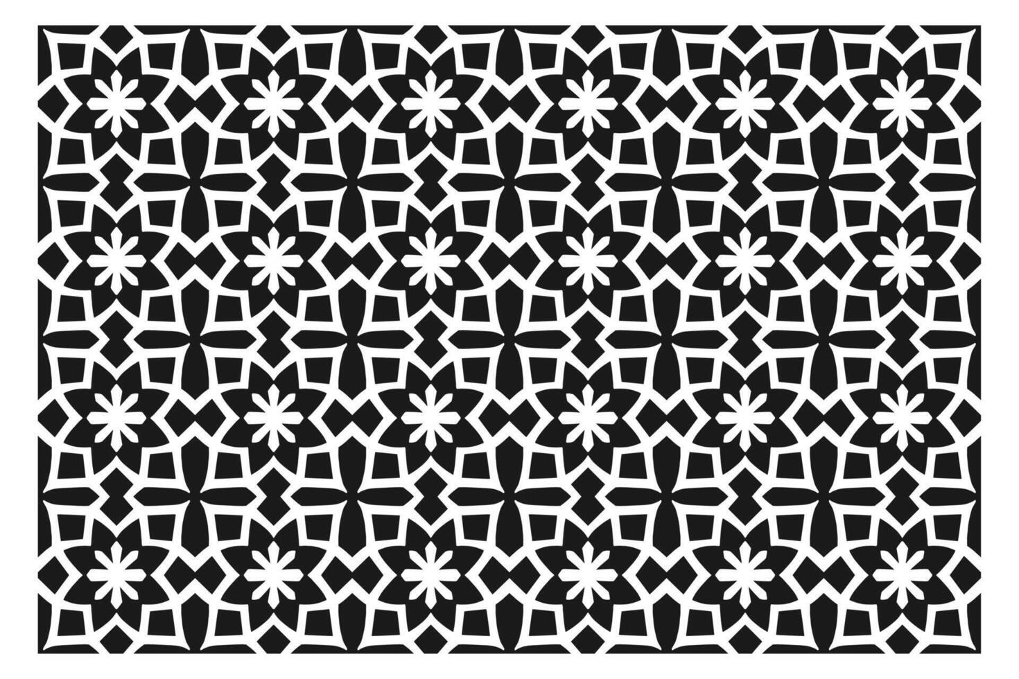 Islamic Geometric Pattern. Abstract mandala. Ethnic decorative element vector