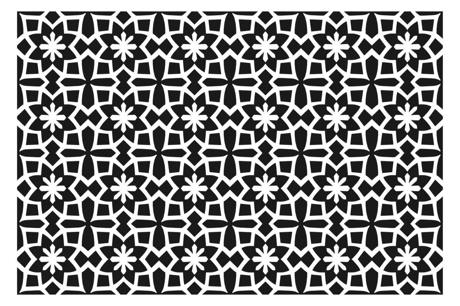 Islamic Geometric Pattern. Abstract mandala. Ethnic decorative element vector