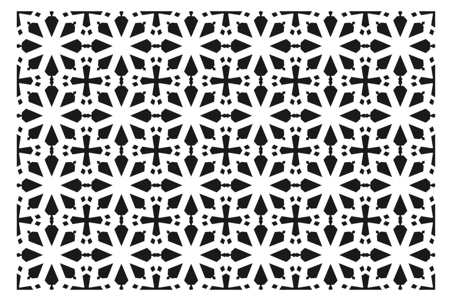 Islamic Geometric Pattern. Abstract mandala. Ethnic decorative element vector