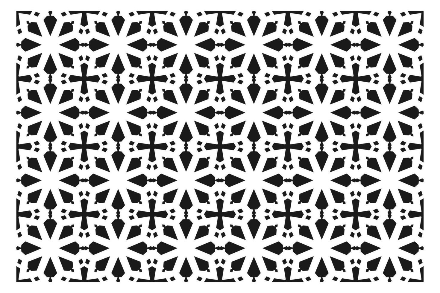 Islamic Geometric Pattern. Abstract mandala. Ethnic decorative element vector