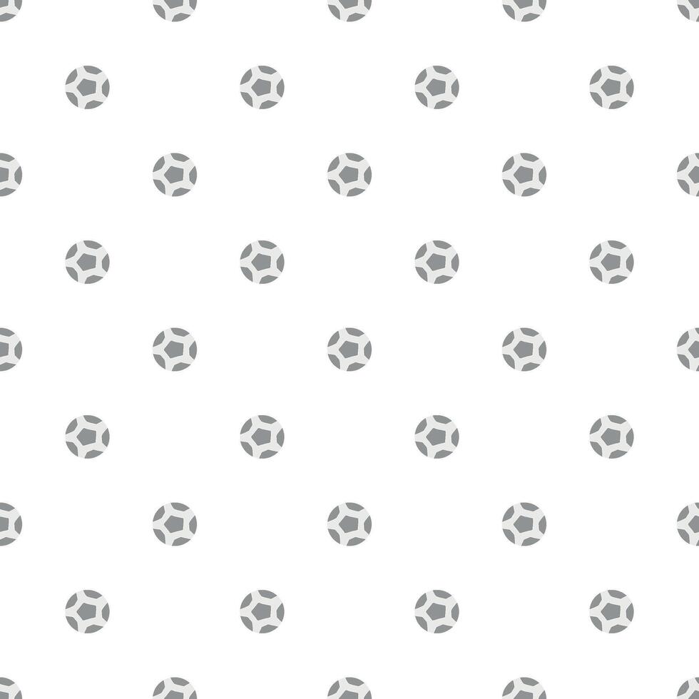 Seamless football pattern. Background with soccer ball. Doodle football illustration vector