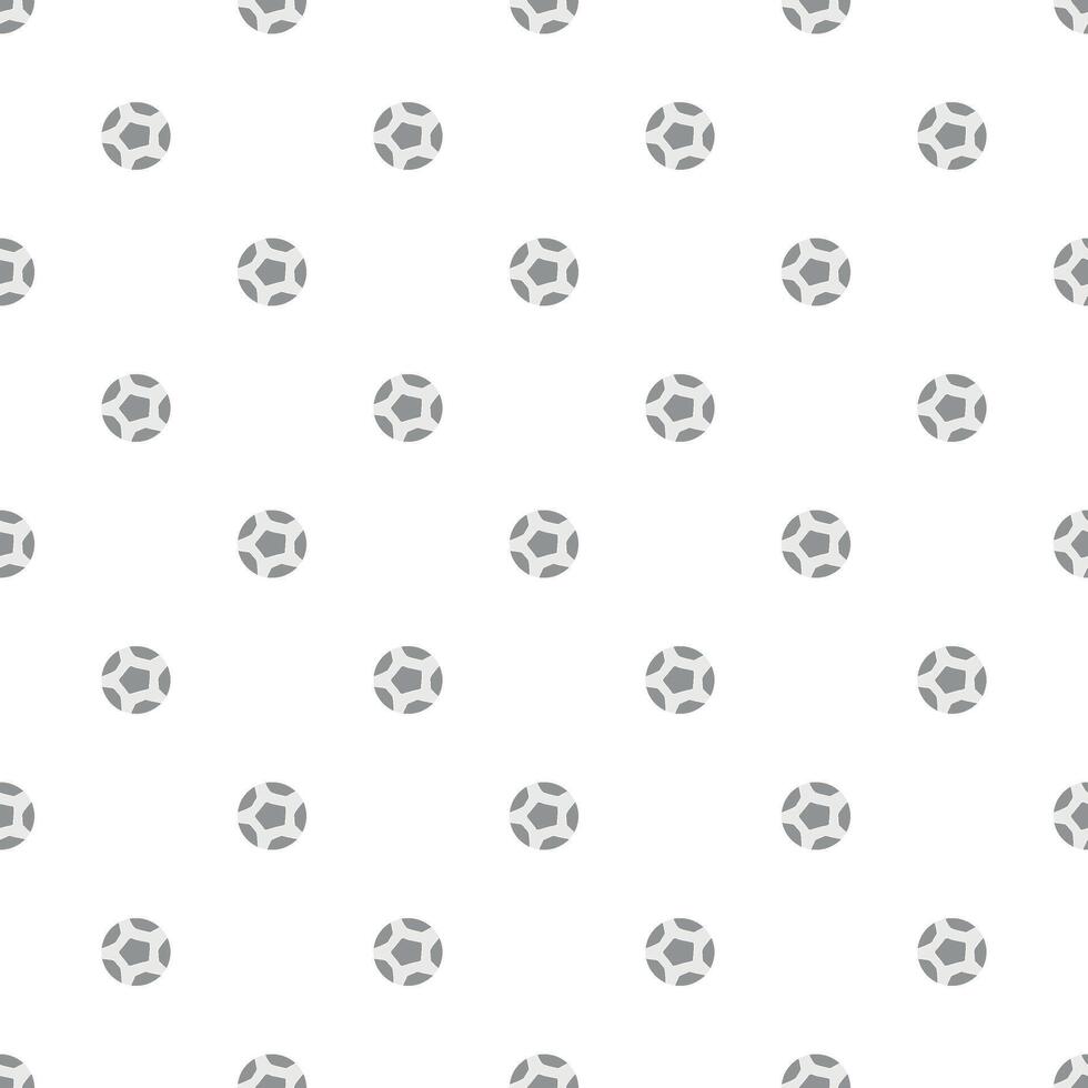 Seamless football pattern. Background with soccer ball. Doodle football illustration vector