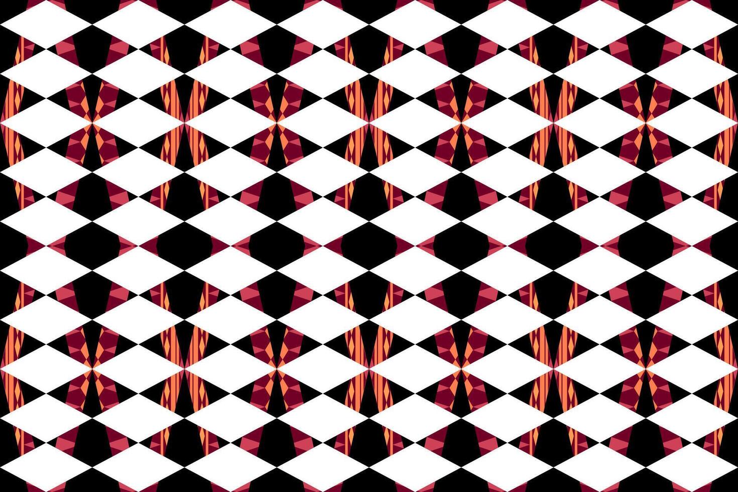 Aztec tribal geometric background Seamless stripe pattern. Traditional ornament ethnic style. Design for textile, fabric, clothing, curtain, rug, ornament, wrapping. vector