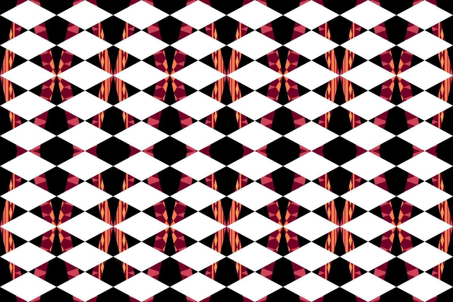 Aztec tribal geometric background Seamless stripe pattern. Traditional ornament ethnic style. Design for textile, fabric, clothing, curtain, rug, ornament, wrapping. vector