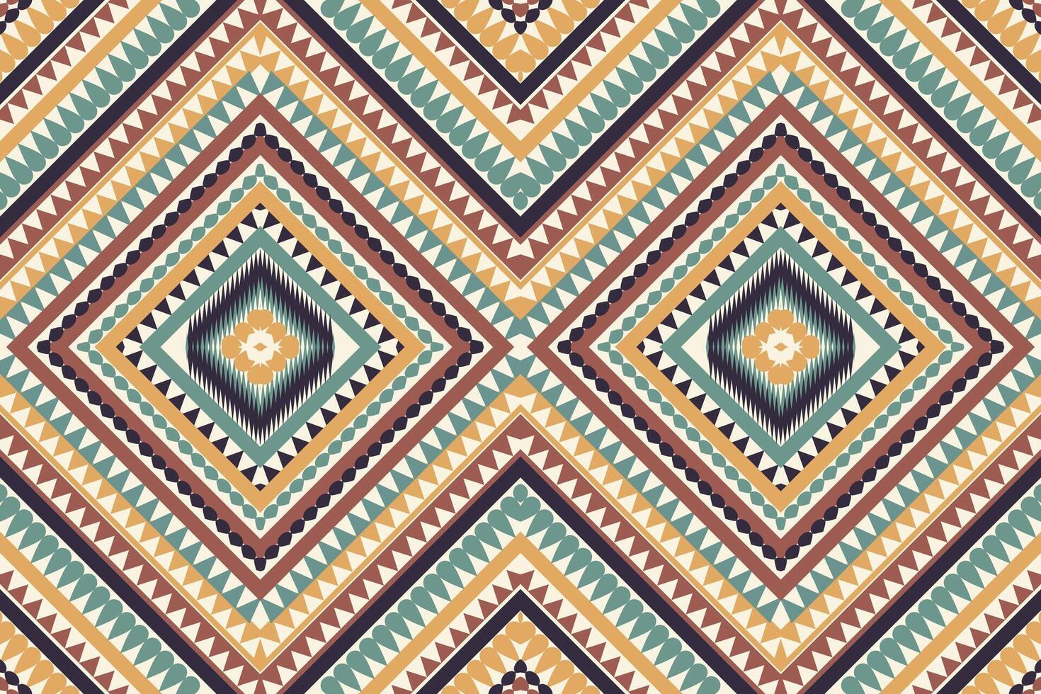 azteca tribal geométrico antecedentes sin costura raya modelo. tradicional ornamento étnico estilo. diseño para textil, tela, ropa, cortina, alfombra, ornamento, envase. vector