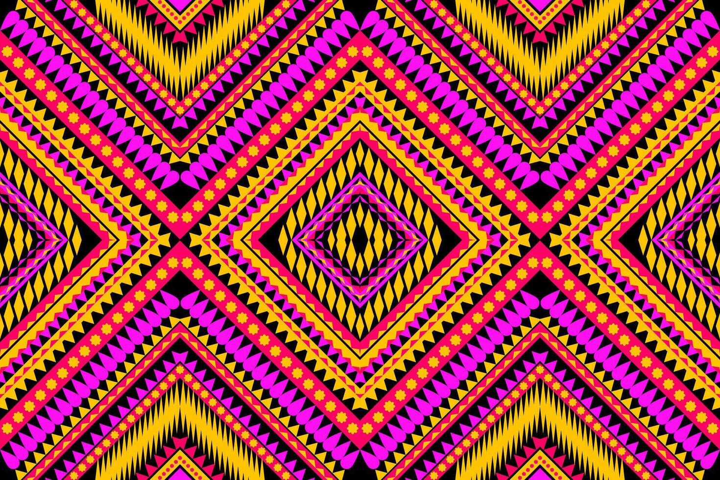 Aztec tribal geometric background Seamless stripe pattern. Traditional ornament ethnic style. Design for textile, fabric, clothing, curtain, rug, ornament, wrapping. vector