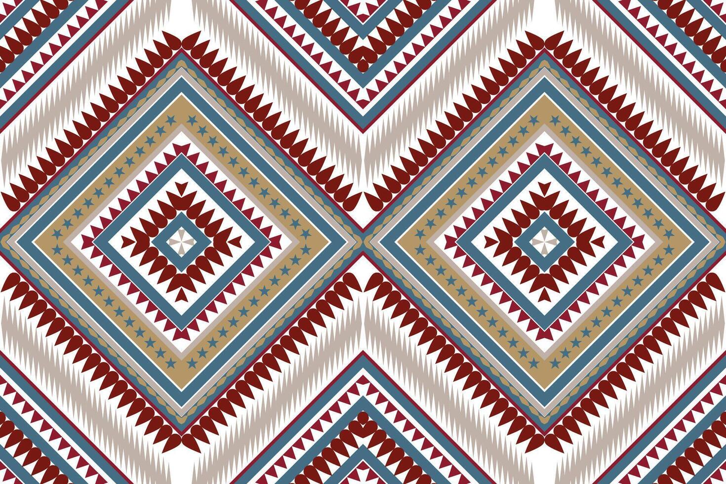 Aztec tribal geometric background Seamless stripe pattern. Traditional ornament ethnic style. Design for textile, fabric, clothing, curtain, rug, ornament, wrapping. vector