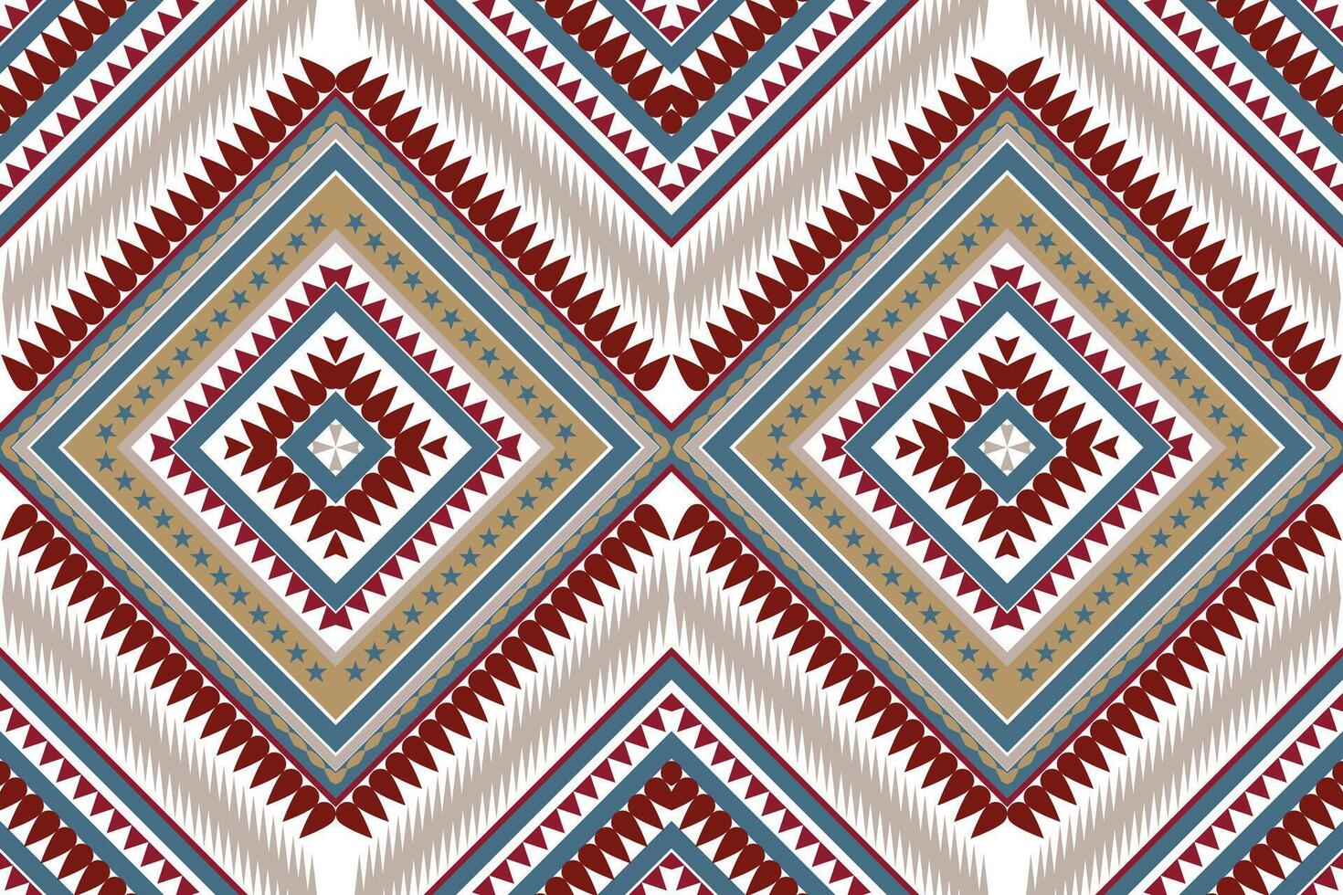 Aztec tribal geometric background Seamless stripe pattern. Traditional ornament ethnic style. Design for textile, fabric, clothing, curtain, rug, ornament, wrapping. vector