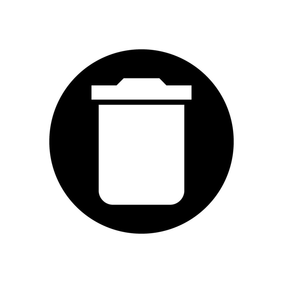 Trash can icon set. garbage illustration sign collection. basket symbol or logo. vector