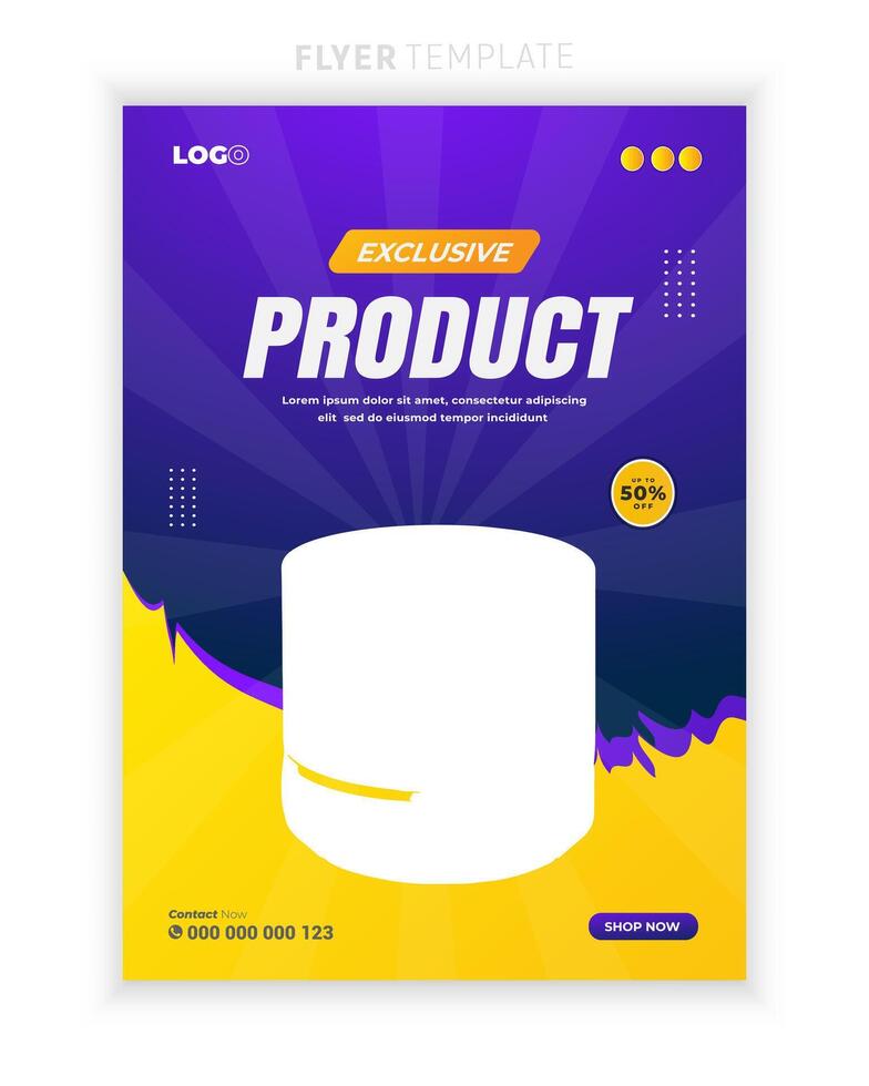 Product flyer superior black friday electric device bundle social media template vector