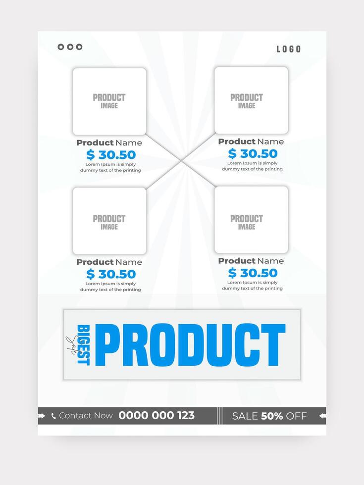 Product flyer superior black friday electric device bundle social media template vector