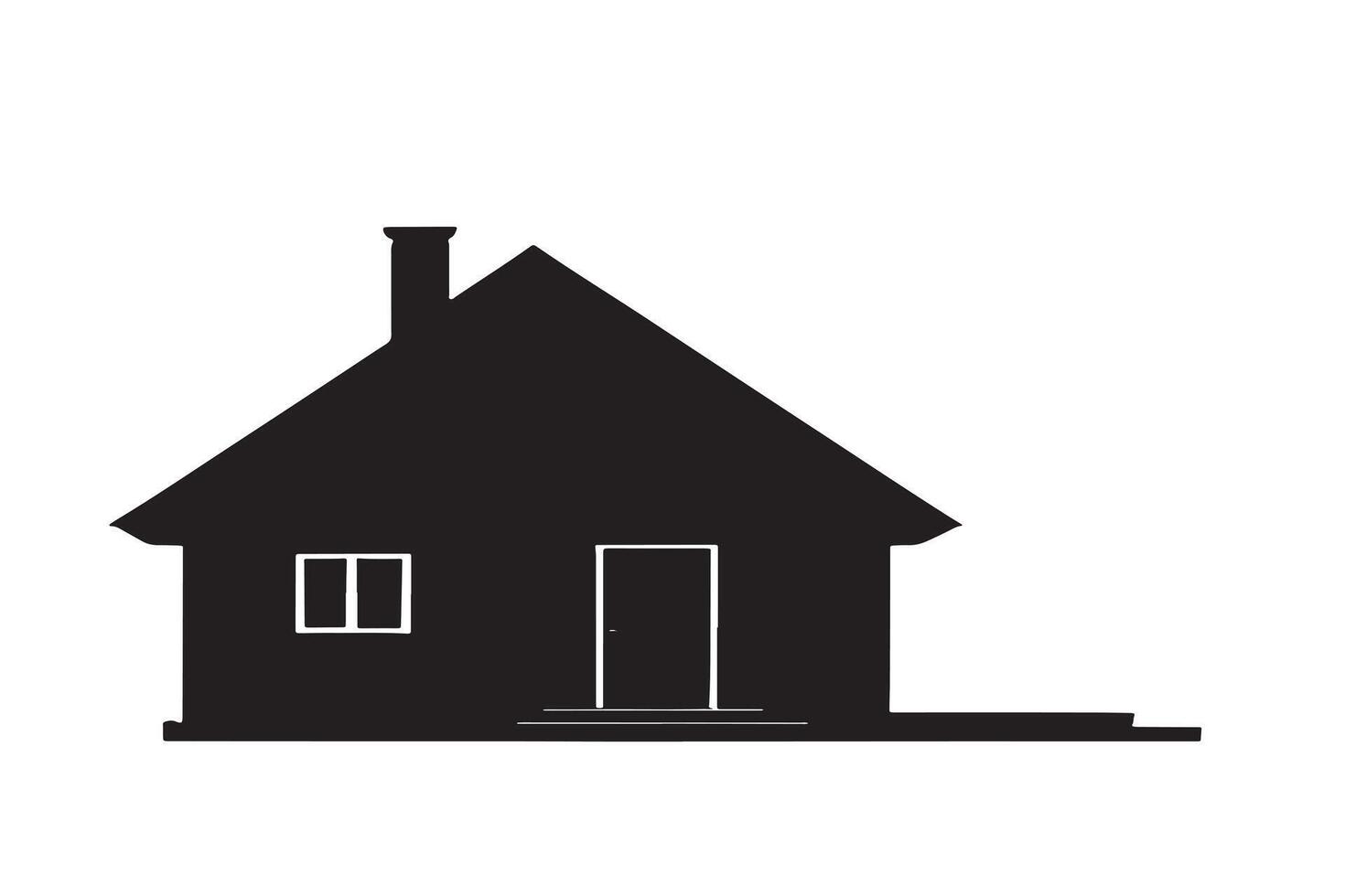 home or house black image texture on white background. illustration to print for commercial use. EPS 10 vector