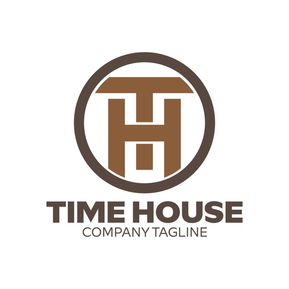 Abstract Initial logo . Initials TH. HT logo design. Innovative high tech logo template vector