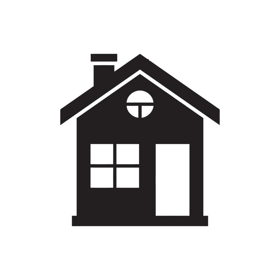 house icon on white background vector