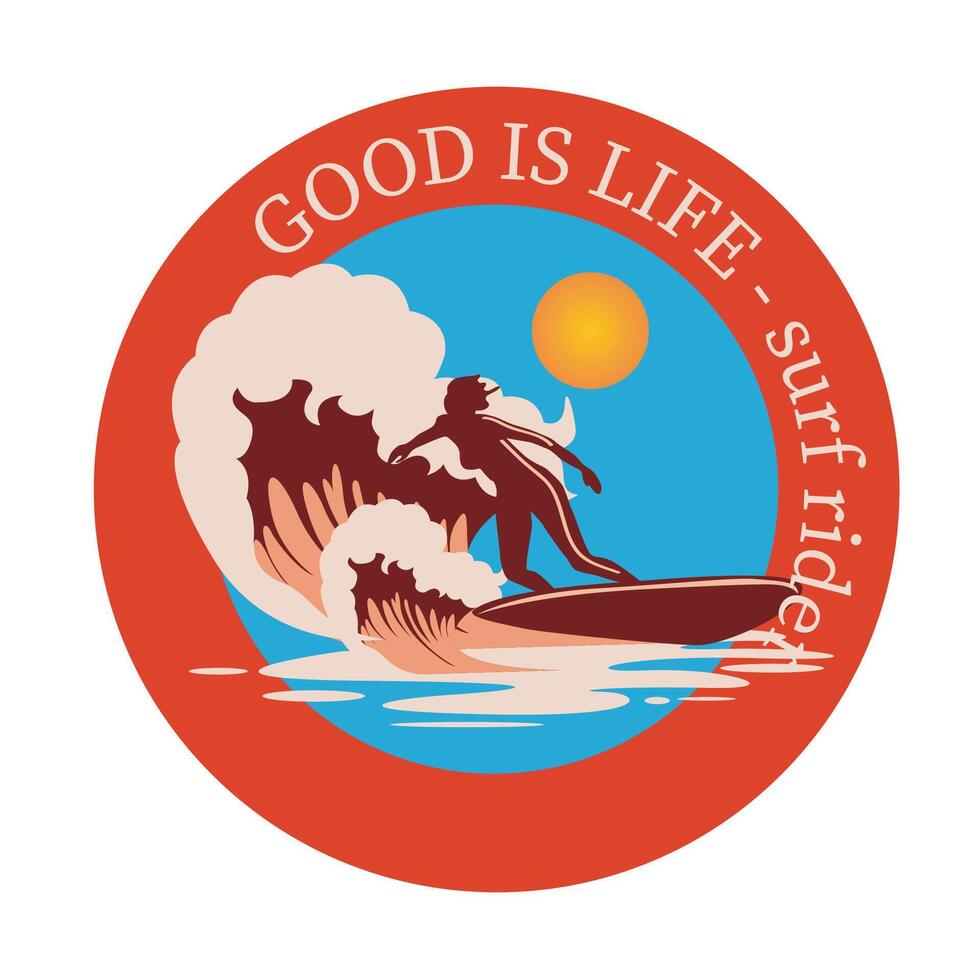 Good is life T shirt design vector