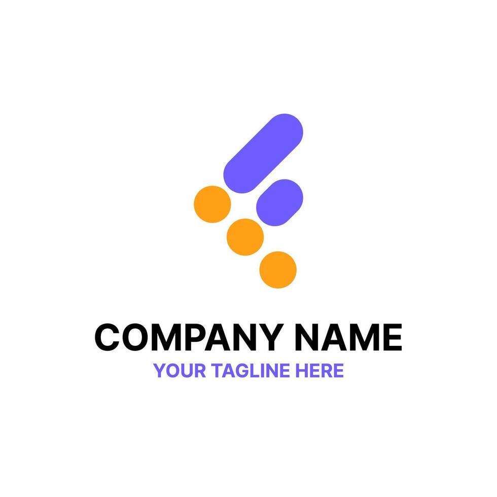 F Letter To Do List Logo vector