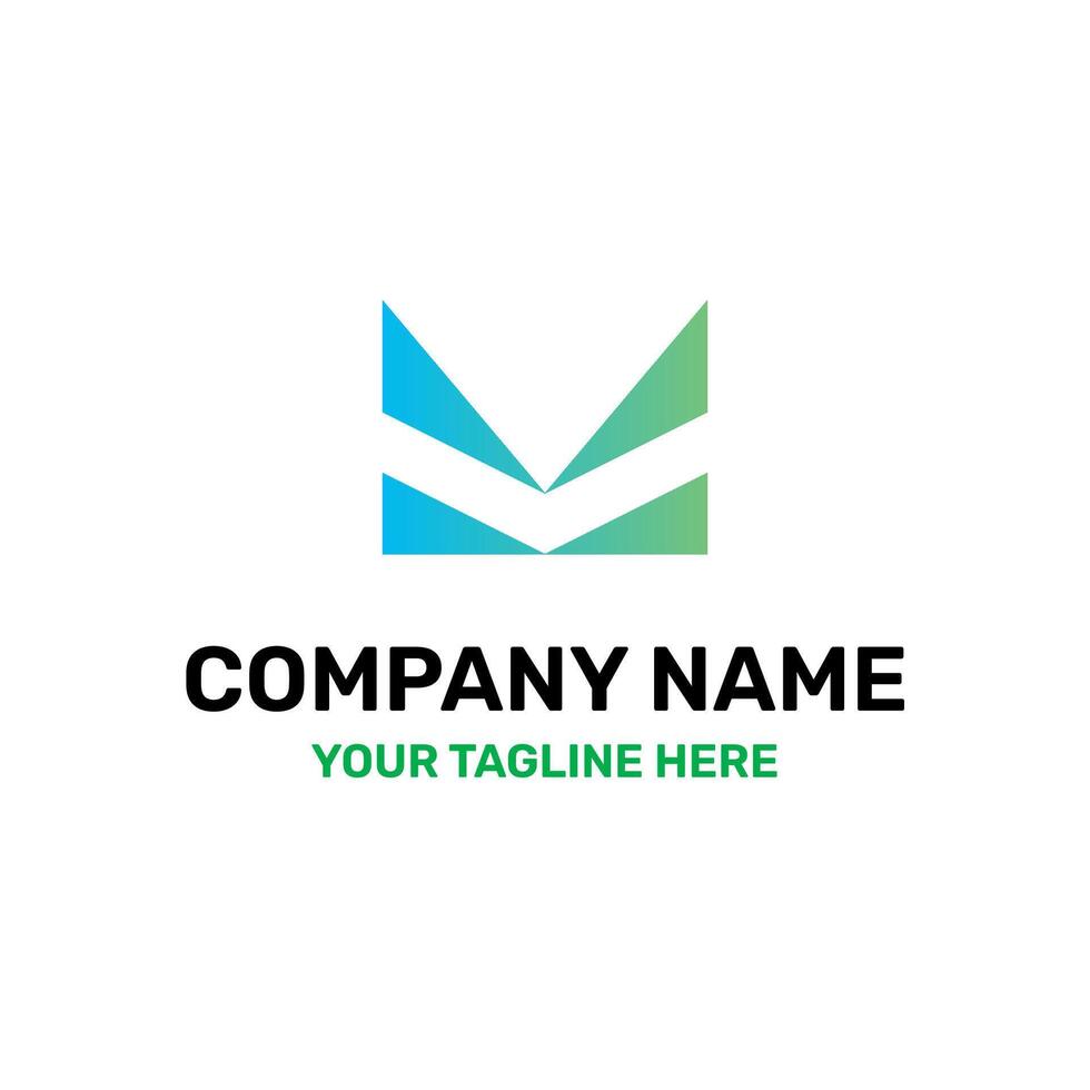 M Letter Alphabet Initial Logo vector
