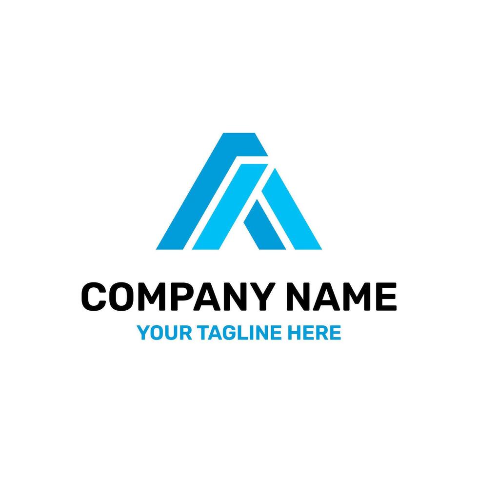 A Letter Initial Building Logo vector