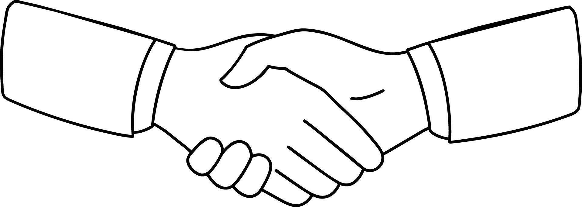 handshake clipart - free clipart vector