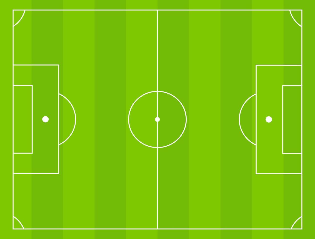 Football field layout. vector