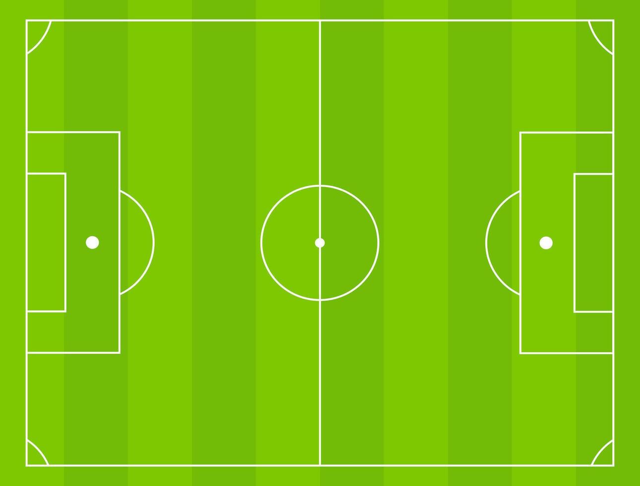 Football field layout. vector