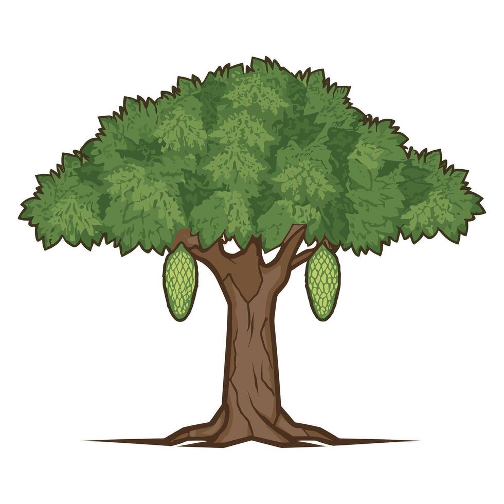 ilustración de un árbol vector