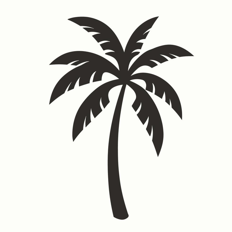 ilustración de palmera vector