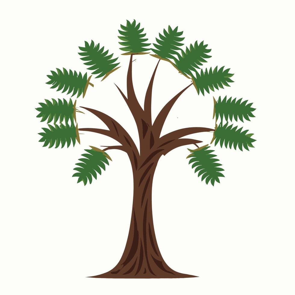 ilustración de un árbol vector