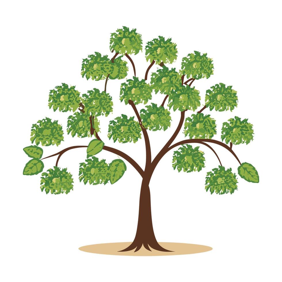 ilustración de un árbol vector