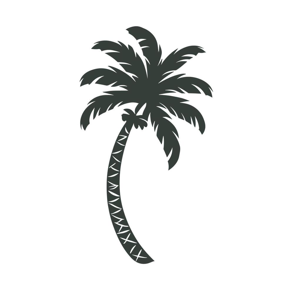 ilustración de palmera vector