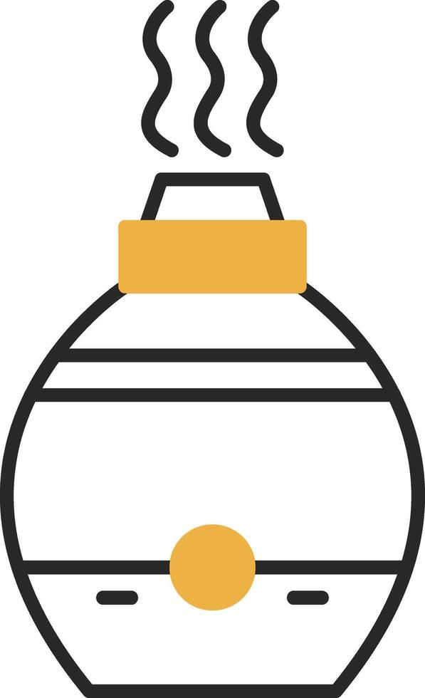 Air Diffuser Skined Filled Icon vector