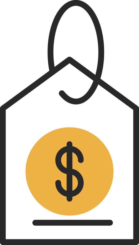 Cheap Skined Filled Icon vector