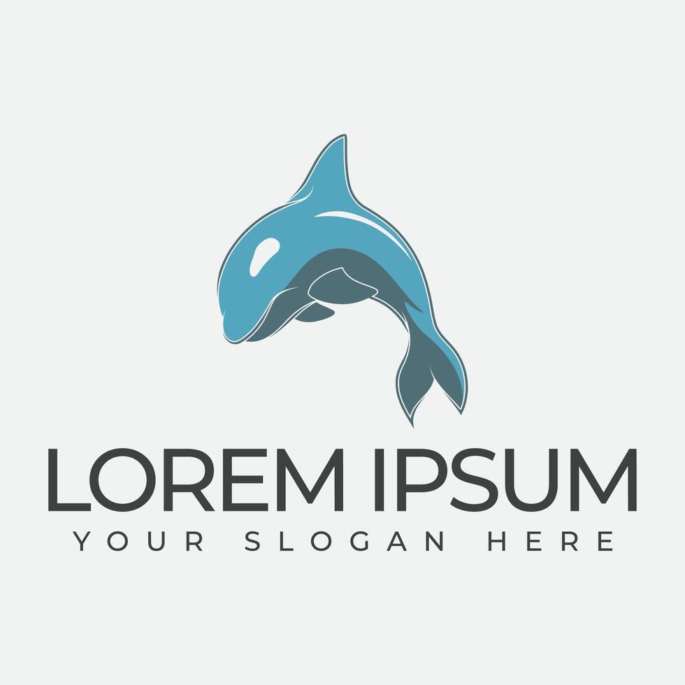 Killer Whale Logo vector