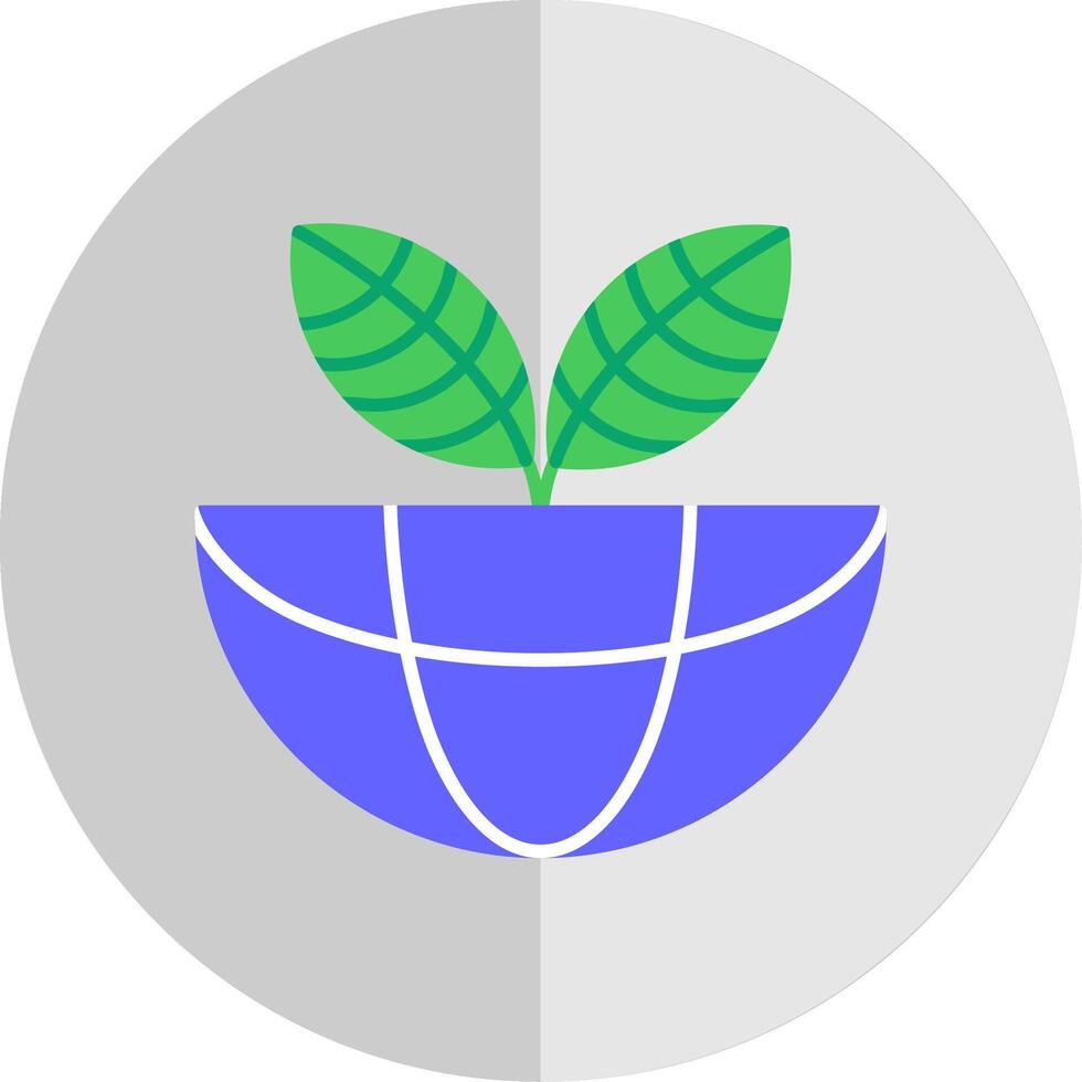 Ecosystem Flat Scale Icon vector