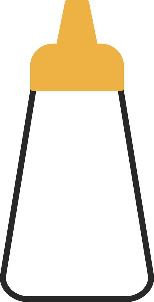 Ketchup Skined Filled Icon vector
