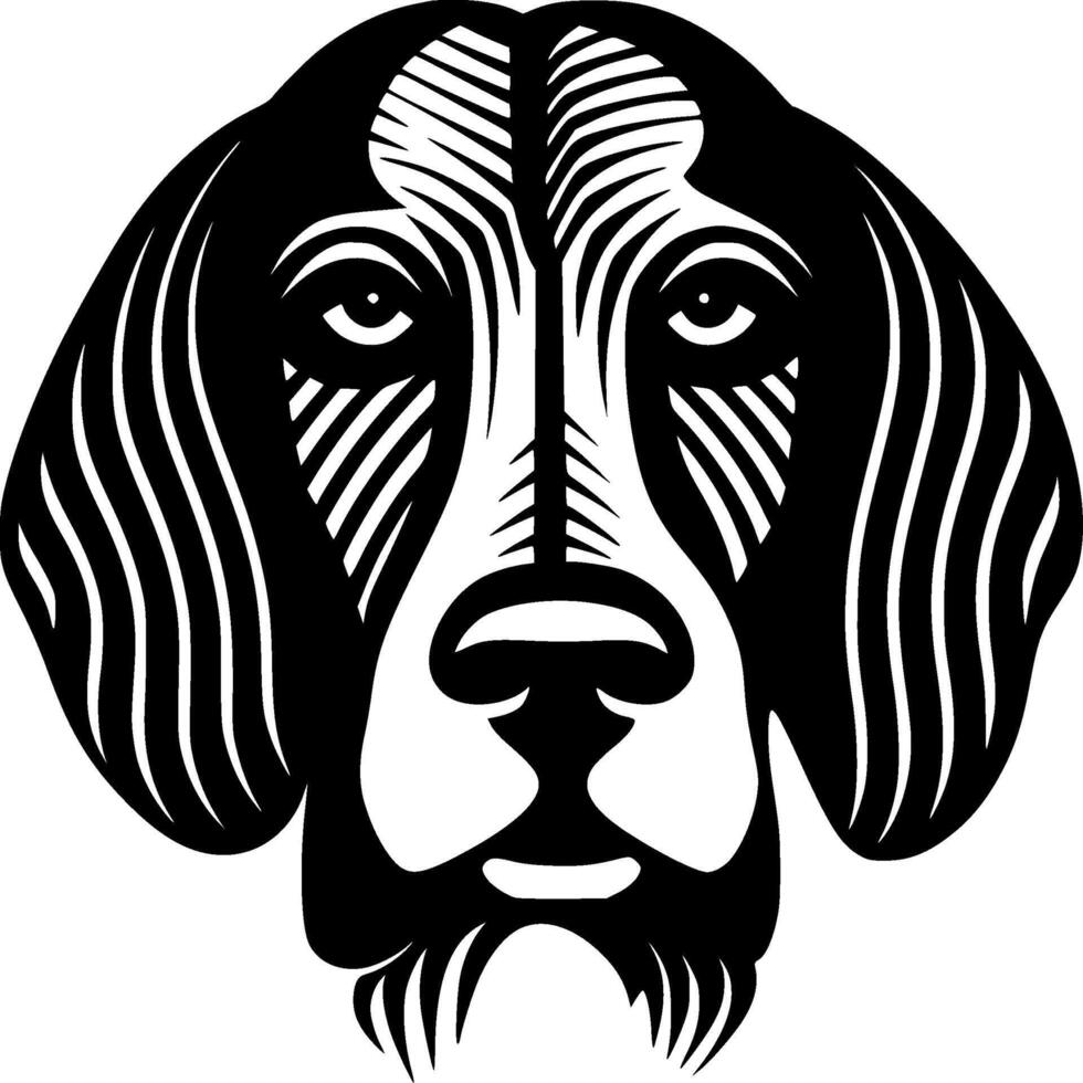 Dog - Minimalist and Flat Logo - illustration vector