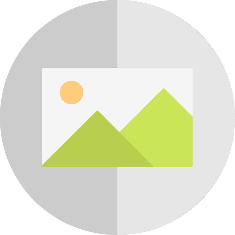 Photo Album Flat Scale Icon vector