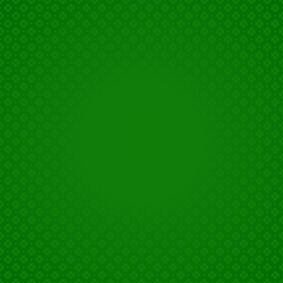 St Patrick's Day dark green background lucky clover design template illustration vector