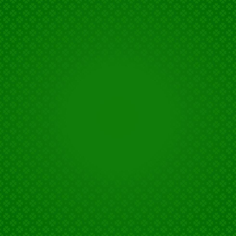 St Patrick's Day dark green background lucky clover design template illustration vector