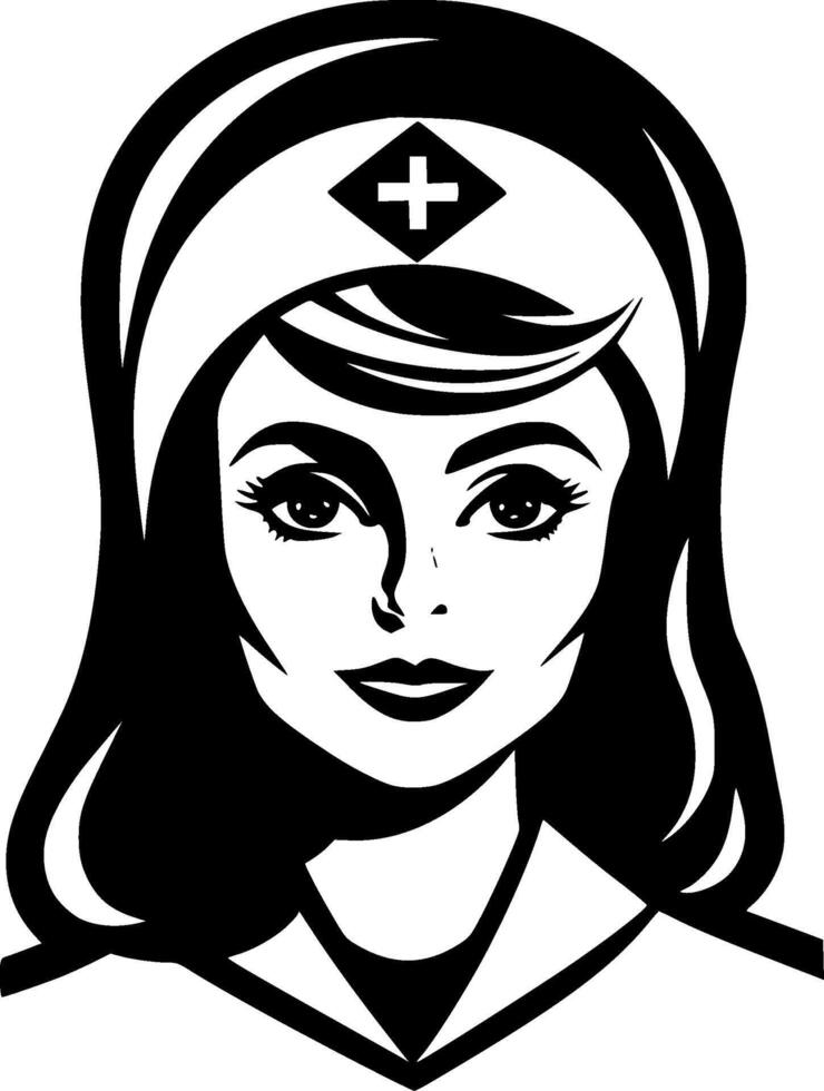 Nurse - High Quality Logo - illustration ideal for T-shirt graphic vector