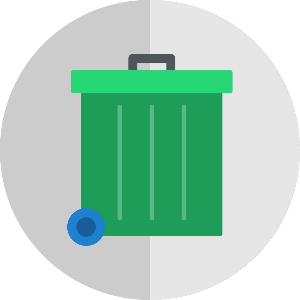 Refuse Flat Scale Icon vector