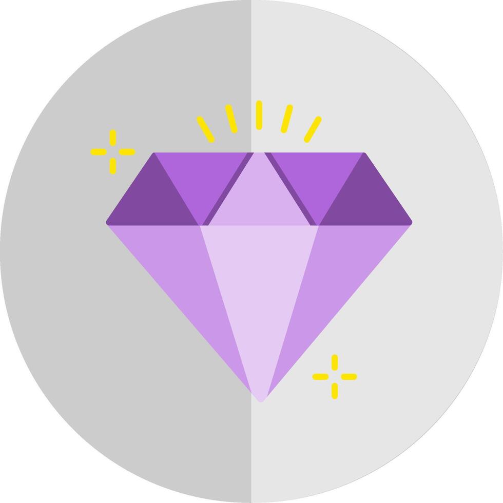 Diamond Flat Scale Icon vector