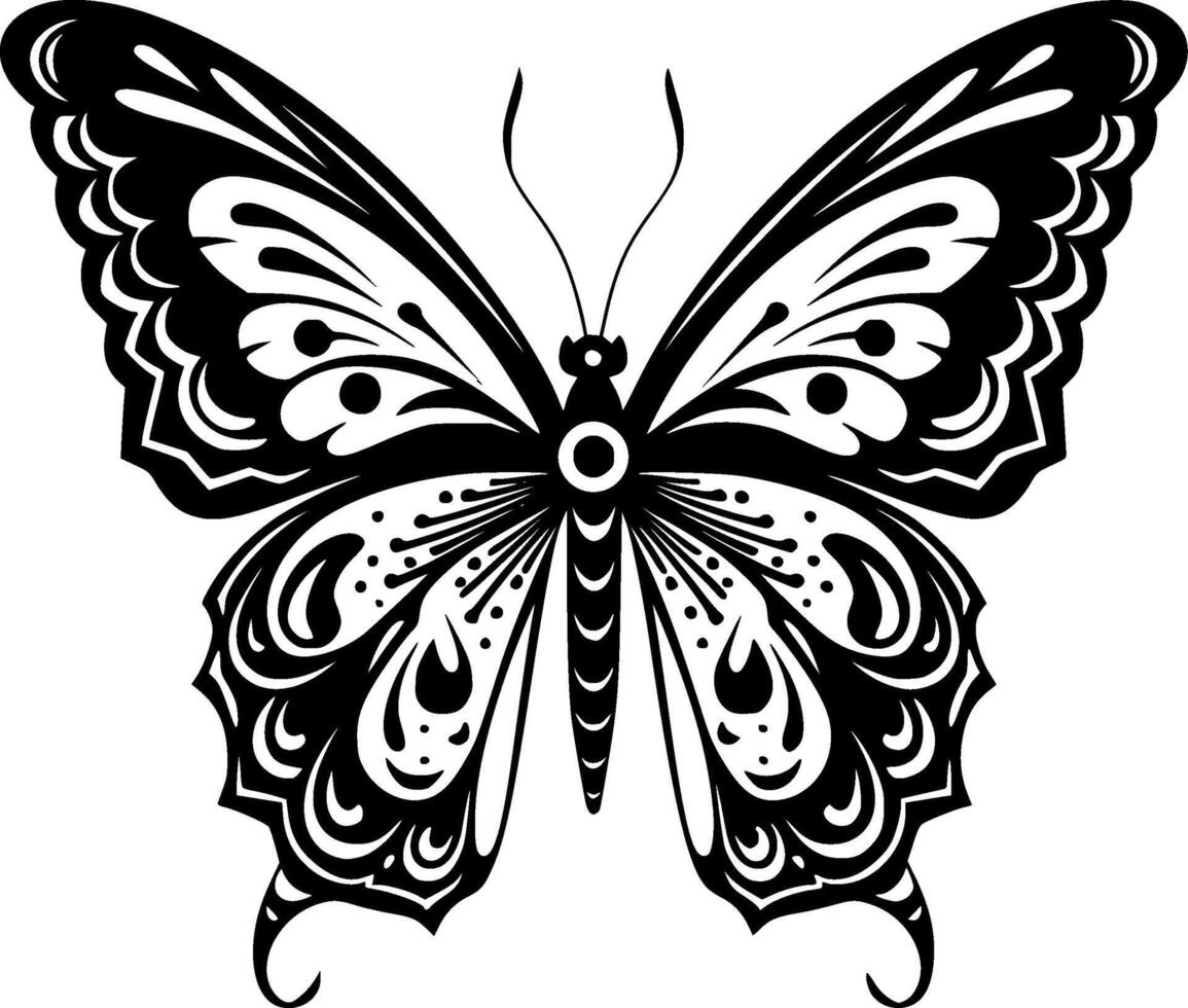 mariposa - alto calidad logo - ilustración ideal para camiseta gráfico vector